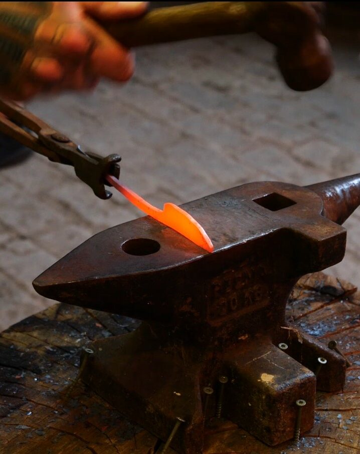 Blacksmithing In The Old Forge